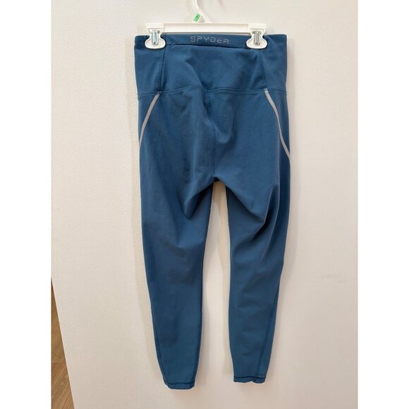 Spyder Active Blue High-Waisted Womens Leggings Size S - Picture 2 of 4